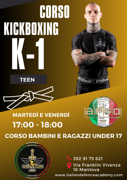 Kick Boxing Teen - Italian Defence Academy 