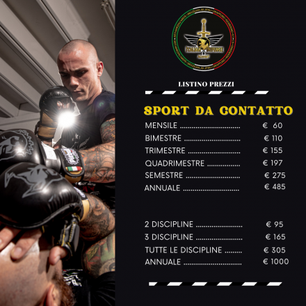 Prezzi Sport da Contatto - Italian Defence Academy 